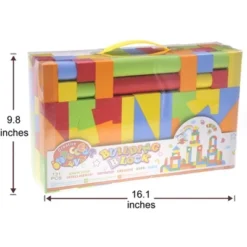 Link Worldwide 131 Piece Foam Building Blocks Creative Educational EVA Foam Bricks Toys Playset Large, Soft, Stackable Blocks For Toddlers & Kids -Learning Toys Sales GUEST b7665cd8 2ad0 4d20 add4 5cd5ced3d6fc