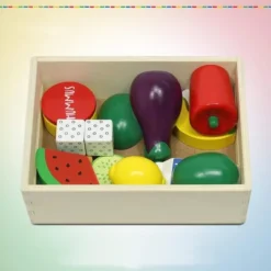 Kidzlane Wooden Vegan Toys With Wooden Crate - 20 Pieces -Learning Toys Sales GUEST b8252416 bb59 46ed b958 b231d633c6e2