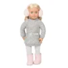 Our Generation Winter Style Dress & Earmuffs Outfit For 18" Dolls