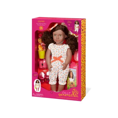 Our Generation Nahla With Storybook & Accessories 18" Posable Gardening Doll 7 Our Generation Nahla With Storybook & Accessories 18" Posable Gardening Doll - Image 5