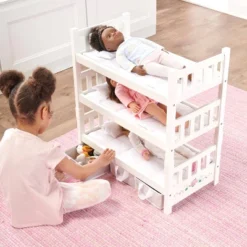 Badger Basket 1-2-3 Convertible Doll Bunk Bed With Bedding And Baskets - White Rose 11 Badger Basket 1-2-3 Convertible Doll Bunk Bed With Bedding And Baskets - White Rose -Learning Toys Sales GUEST bac6cf69 0a34 490c 92e7 6723af21d91f