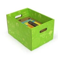 Tegu Magnetic Wooden Blocks, 90-Piece Classroom Kit, Tints