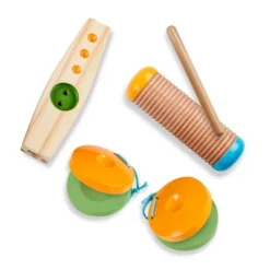 Melissa & Doug Let's Explore Camp Music Wooden And Metal Instruments Play Set - 10pc -Learning Toys Sales GUEST bc91ca30 5fe6 46cf b257 8c933758000b