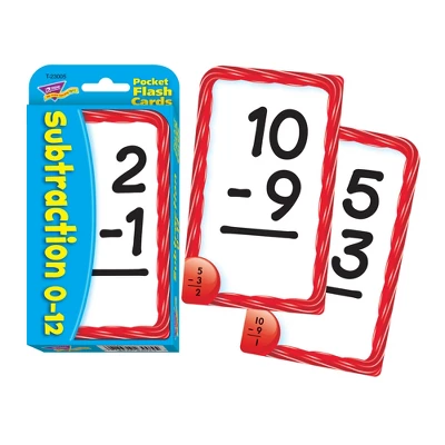 TREND Subtraction 0-12 Pocket Flash Cards 3 TREND Subtraction 0-12 Pocket Flash Cards