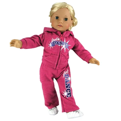Sophia's - 18" Doll- 'Just Dance' Sweatsuit - Hot Pink 3 Sophia's - 18" Doll- 'Just Dance' Sweatsuit - Hot Pink