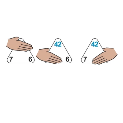 Learning Advantage The Original Triangle Flash Cards, Multiplication & Division, Set Of 20 4 Learning Advantage The Original Triangle Flash Cards, Multiplication & Division, Set Of 20 - Image 2