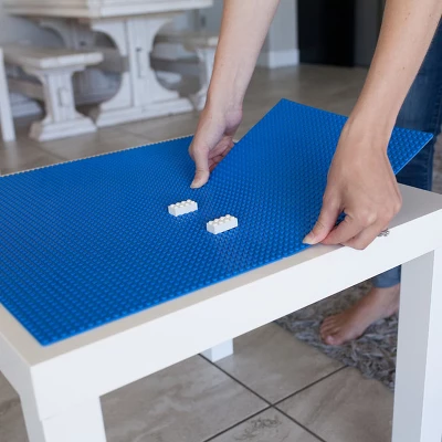 Creative QT MakerBase, 4 Pack, 10x10 Peel-and-Stick Toy Building Blocks Stackable Baseplates, Bases For Play Tables, Walls, And More, Compatible With All Major Brick Brands 4 Creative QT MakerBase, 4 Pack, 10x10 Peel-and-Stick Toy Building Blocks Stackable Baseplates, Bases For Play Tables, Walls, And More, Compatible With All Major Brick Brands - Image 2