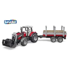 Bruder Massey Ferguson 7480 With Frontloader And Logging Trailer 6 Bruder Massey Ferguson 7480 With Frontloader And Logging Trailer -Learning Toys Sales GUEST c27a3092 d2fa 49c7 b0aa a46f688e6eac