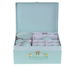 Jewelkeeper Porcelain Tea Set For Little Girls - Blue - 13 Piece -Learning Toys Sales GUEST c2c32dfe 097e 4e1b a40e 423af6b5a774