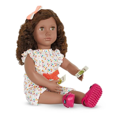 Our Generation Nahla With Storybook & Accessories 18" Posable Gardening Doll 5 Our Generation Nahla With Storybook & Accessories 18" Posable Gardening Doll - Image 3