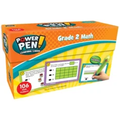 Teacher Created Resources Power Pen Learning Cards, Math Grade 2