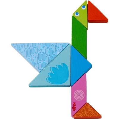 HABA Funny Faces Tangrams - Wooden Pattern Blocks (Made In Germany) 8 HABA Funny Faces Tangrams - Wooden Pattern Blocks (Made In Germany) - Image 6