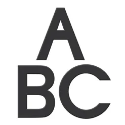 Dowling Magnets Foam Fun! Uppercase Black Magnetic Letters, 108 Pieces