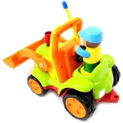Link 4" Cartoon RC Construction Truck Remote Control Toy Plays Music And Honks - Green -Learning Toys Sales GUEST c891603f 40bf 4c4f 8b63 26626addfa06