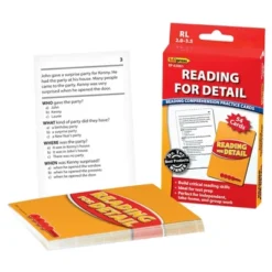 Edupress Reading For Detail Practice Cards Red Level, Levels 2.0-3.5 -Learning Toys Sales GUEST c9cf8921 ec86 447a bf38 dd6e1751a9f2