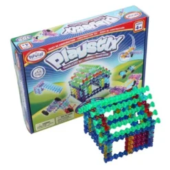 Popular Playthings Playstix 105-Piece Translucent Set