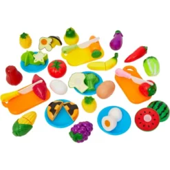 46-Piece Kids Play Food & Kitchen Accessories Set By Toy Time -Learning Toys Sales GUEST ce292be2 0aaf 4bb6 b76d b11e5f668048