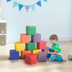 Soozier 12 Piece Soft Play Blocks Soft Foam Toy Building And Stacking Blocks Compliant Learning Toys For Toddler Baby Kids Preschool -Learning Toys Sales GUEST ce83cb13 651f 42ae 8be8 305e1994e54d