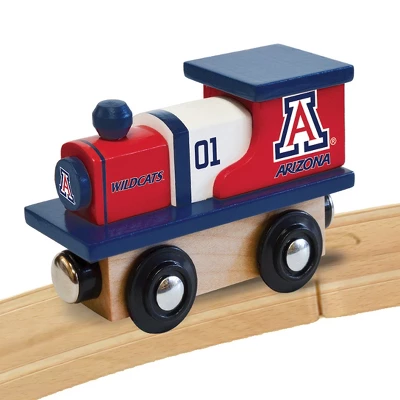 MasterPieces Officially Licensed NCAA Arizona Wildcats Wooden Toy Train Engine For Kids 4 MasterPieces Officially Licensed NCAA Arizona Wildcats Wooden Toy Train Engine For Kids - Image 2