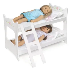 Badger Basket White Rose 18" Doll Bunk Bed -Learning Toys Sales GUEST cee9e6ff 9e40 406a 9cb7 a8e0a8afdc6c