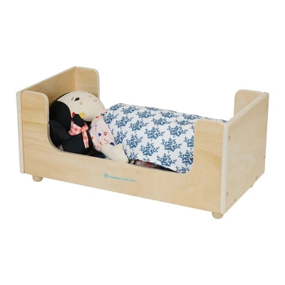 Manhattan Toy Sleep Tight Wooden Play Sleigh Bed With Pillow And Blanket For Dolls And Stuffed Animals 8 Manhattan Toy Sleep Tight Wooden Play Sleigh Bed With Pillow And Blanket For Dolls And Stuffed Animals - Image 6