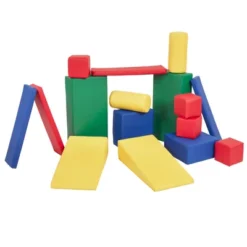 ECR4Kids SoftZone Building Foam Blocks, Large Unit-Style Soft Builder Blocks, 16-Piece -Learning Toys Sales GUEST d18a594b 4085 49e4 a93f e5d5fc6e893b