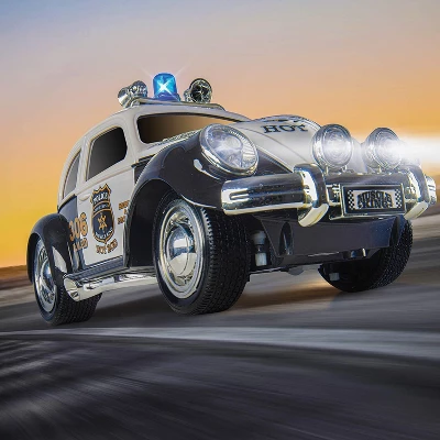 Top Race Remote Control Police Car With Lights And Sirens |Old Fashioned Style| Black And White 4 Top Race Remote Control Police Car With Lights And Sirens |Old Fashioned Style| Black And White - Image 2