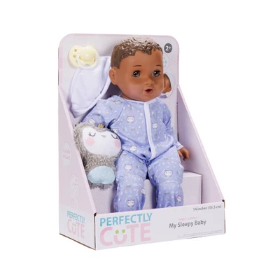 Perfectly Cute 14" Sleepy Time Baby Doll - Brown Hair/Brown Eyes 8 Perfectly Cute 14" Sleepy Time Baby Doll - Brown Hair/Brown Eyes - Image 6