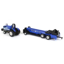 1/64 New Holland "Blue Blazes" Pulling Tractor With Pulling Sled, 37940-1 -Learning Toys Sales GUEST d2b60fc4 68db 4bdb b743 b7c85b36c539
