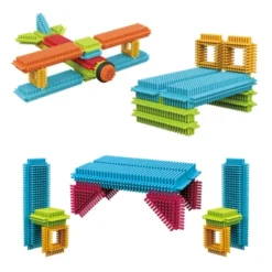 Contixo STEM Building Toys, ST6 100 Pcs Bristle Shape 3D Tiles Set Construction Learning Stacking Educational Blocks, Creativity Beyond Imagination -Learning Toys Sales GUEST d3496250 6f35 41e2 9caa 2f9dfd7fc80d