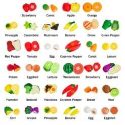 46-Piece Kids Play Food & Kitchen Accessories Set By Toy Time -Learning Toys Sales GUEST d57374f7 346b 4b0b 91c9 3cb84417cad6