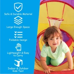 Costway 7pc Kids Ball Pit Play Tents & Tunnels Pop Up Baby Toy Gifts -Learning Toys Sales GUEST d7aa5572 3053 4e19 8171 bda9bf09394c