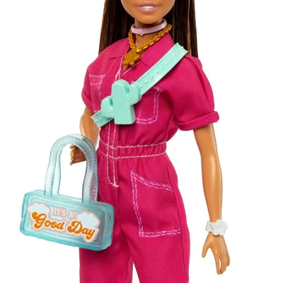 Barbie Doll In Trendy Pink Jumpsuit With Accessories And Pet Puppy (Target Exclusive) 3 Barbie Doll In Trendy Pink Jumpsuit With Accessories And Pet Puppy (Target Exclusive)