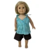 Matching Girl And Doll Size 6 Brown Short Set With Blue Top -Learning Toys Sales GUEST dcb03889 4705 44c5 a1bd 9d7e5cb5204a