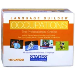 Stages Learning Materials Language Builder Occupation Card Set, Pack Of 115