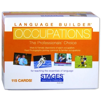 Stages Learning Materials Language Builder Occupation Card Set, Pack Of 115 3 Stages Learning Materials Language Builder Occupation Card Set, Pack Of 115