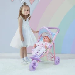 Olivia's Little World Baby Doll Jogging Stroller Buggy Iridescent Color OL-00016 -Learning Toys Sales GUEST dddac650 58a6 49d3 bcc7 22fff287c695