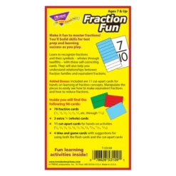 TREND Fraction Fun Skill Drill Flash Cards -Learning Toys Sales GUEST de861360 2833 417a 9924 775f8207aef9