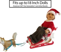The New York Doll Collection 18 Inch Doll Winter Sleigh Set -Learning Toys Sales GUEST e1244639 72d4 4e8c 8203 5bd7572e87b5