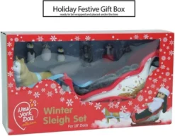 The New York Doll Collection 18 Inch Doll Winter Sleigh Set -Learning Toys Sales GUEST e294508a b0f4 464c a6e6 f8f1779bb451