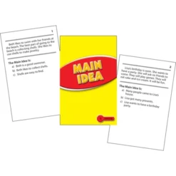 Edupress Main Idea Practice Cards, Levels 2.0-3.5