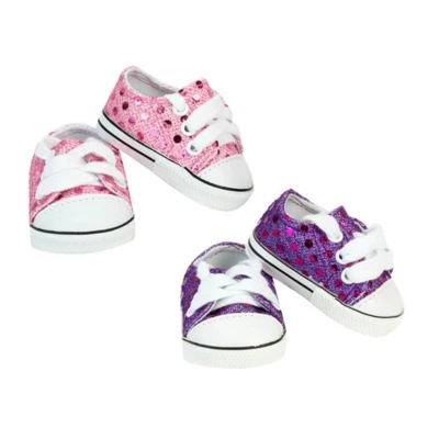 Sophia's - 18" Doll - Shoe Pack - Pink And Purple 3 Sophia's - 18" Doll - Shoe Pack - Pink And Purple