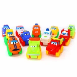 Big Mo's Toys Soft Baby Cars - 12 Pack