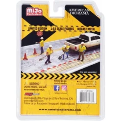 "Public Works" 7 Piece Diecast Set (4 Figurines And 3 Accessories) For 1/64 Scale Models By American Diorama -Learning Toys Sales GUEST e6a4510b a020 4d52 8766 bcf19abf2b80