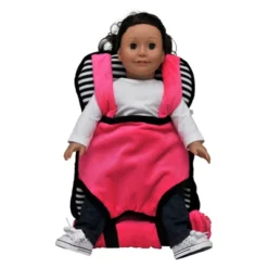 The Queen' Treasures 18 In Doll Carrier And Sleeping Bag, Black White Pink -Learning Toys Sales GUEST e6d81585 e31f 4c9c 87de 8f29c1197f86