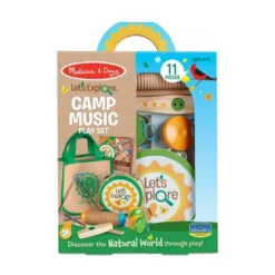 Melissa & Doug Let's Explore Camp Music Wooden And Metal Instruments Play Set - 10pc -Learning Toys Sales GUEST e71cd8ea 147f 46cf bd31 6365026d3b60