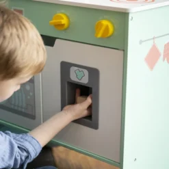 HearthSong Orders Up 4'L X 3'H Kids' Pretend-Play Wooden Food Truck Kitchen And 12 Piece Wooden Culinary Play Set -Learning Toys Sales GUEST e7e23a02 af53 43cb bc82 5efeea580a58