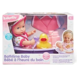 Kidoozie Bathtime Baby, 12-Inch Doll, Bath Tub And Accessories For Kids, Pretend Play, Ages 3 And Up -Learning Toys Sales GUEST e878448d 3de8 450c ba57 b84e902606cf