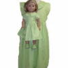 Doll Clothes Superstore Matching Designer Long Lime Dress For Girl And Dolls Size 3