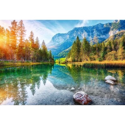Trefl Wanderlust: At The Foot Of Alps Hintersee Lake Germany Jigsaw Puzzle - 1500pc 4 Trefl Wanderlust: At The Foot Of Alps Hintersee Lake Germany Jigsaw Puzzle - 1500pc - Image 2
